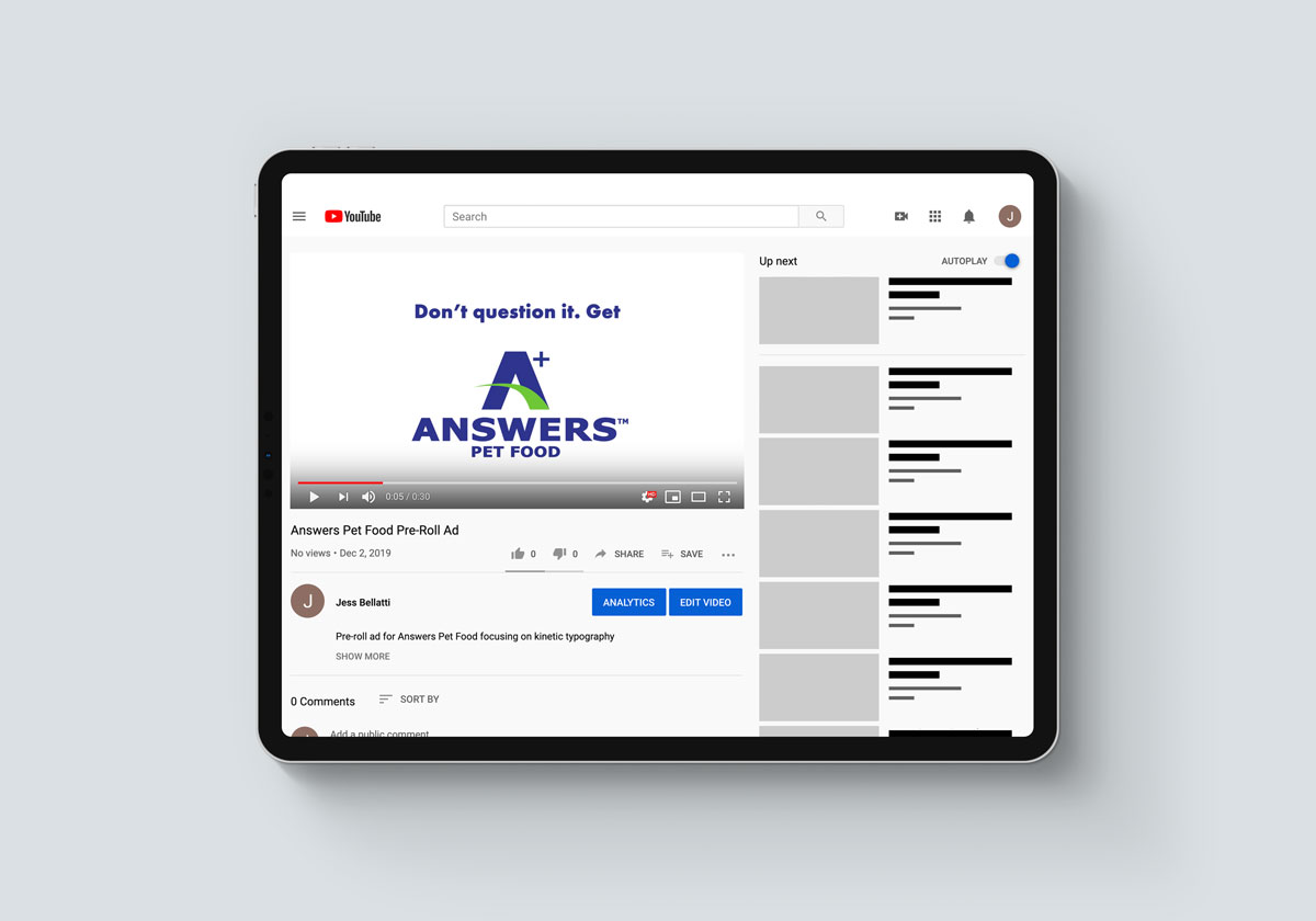 pre-roll ad mockup